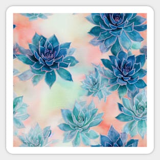 Watercolor cactus plant cactus pattern Sticker